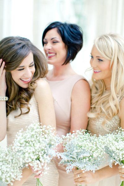 ふわふわ白くてロマンティック♡かすみ草のブーケが可愛い♡にて紹介している画像