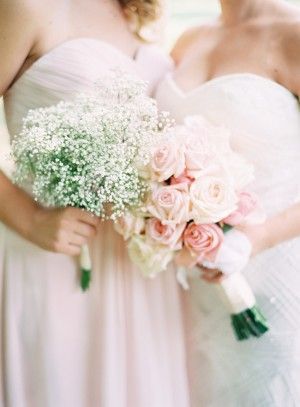 ふわふわ白くてロマンティック♡かすみ草のブーケが可愛い♡にて紹介している画像