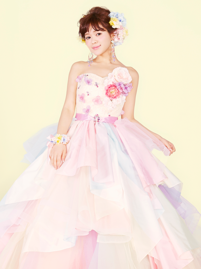 女の子みんなの憧れ＊お花たっぷり可愛すぎるカラードレスブランドまとめ♡にて紹介している画像