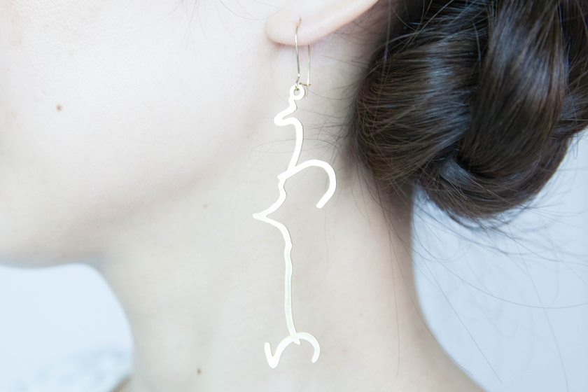 美しい日本語を身にまとって♡『Hiragana』のひらがなアクセサリーを和装に合わせたい＊にて紹介している画像