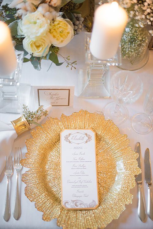 大人シンプル♡ゴールドが素敵なテーブルコーディネートのイメージ♡にて紹介している画像