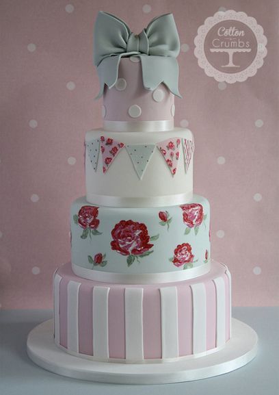 Adorable Wedding Cake Inspired by Cath Kidston♡にて紹介している画像