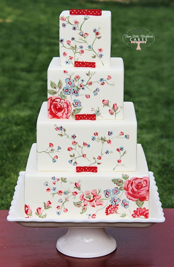 Adorable Wedding Cake Inspired by Cath Kidston♡にて紹介している画像