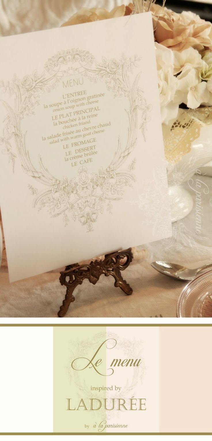 Adorably Cute ♡ A Collection of Ladurée Message Cards to Inspire Youにて紹介している画像