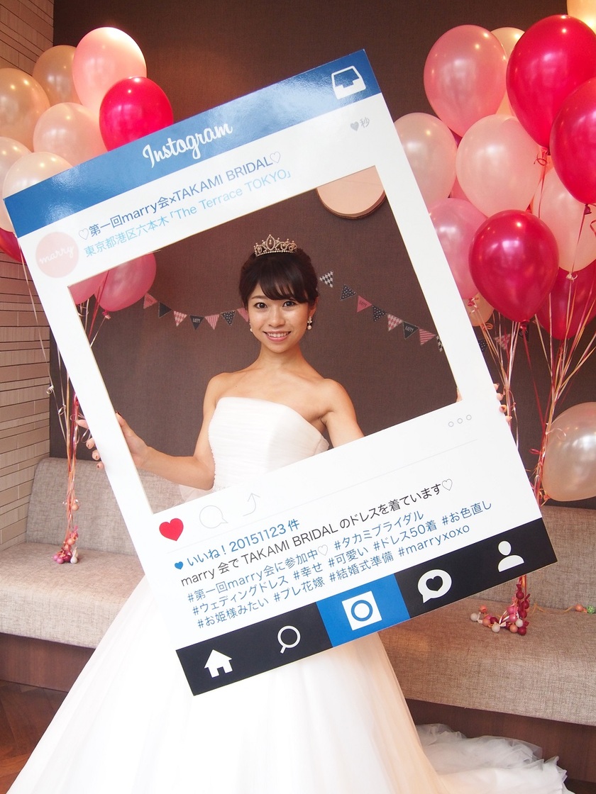 TAKAMI BRIDALとmarryが作る♩『第一回marry会』が教える*可愛いパーティの開き方講座♡にて紹介している画像