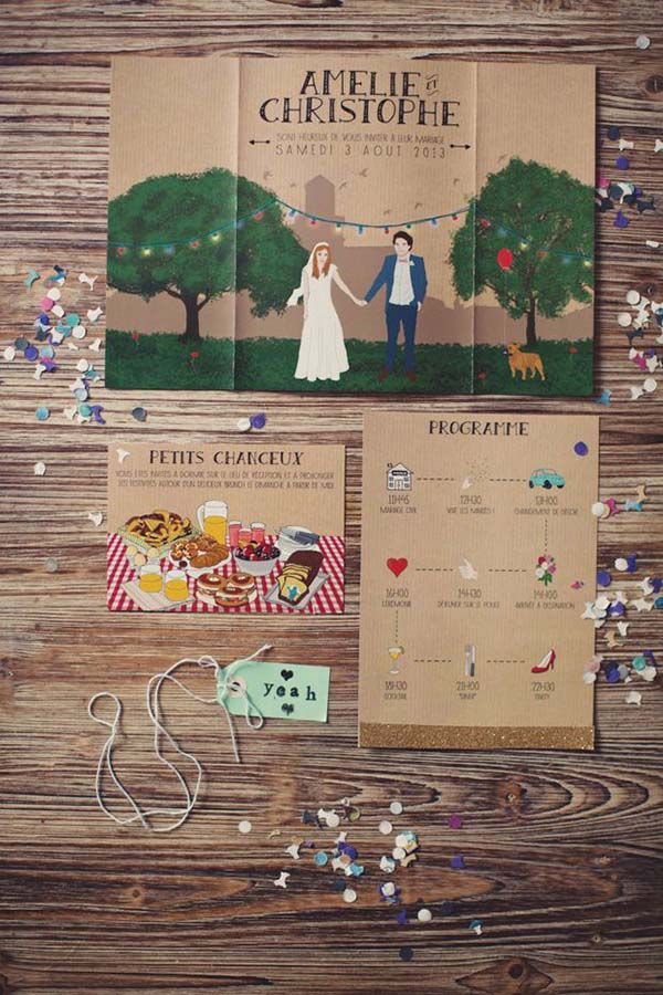 Captivating Your Guests' Hearts: A Collection of Adorable Invitation Designs That Make You Swoon at First Sight♡にて紹介している画像