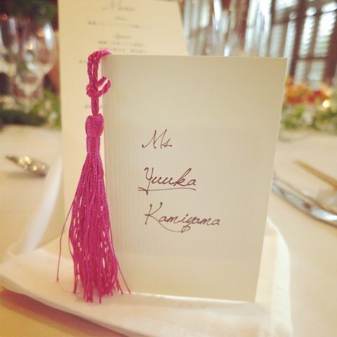 キュート＆エレガント♡『タッセル』が可愛いDIYウェディングアイテムまとめ＊にて紹介している画像