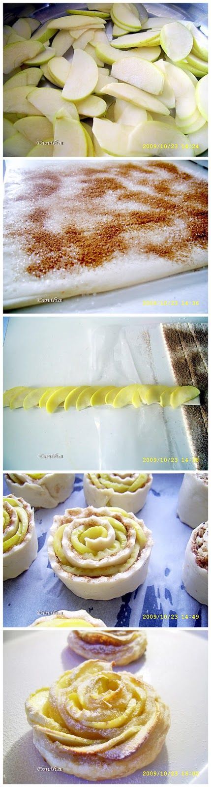 The Most Romantic Way to Eat an Apple: Let's Make Rose-Shaped Apple Pie! ❤️にて紹介している画像