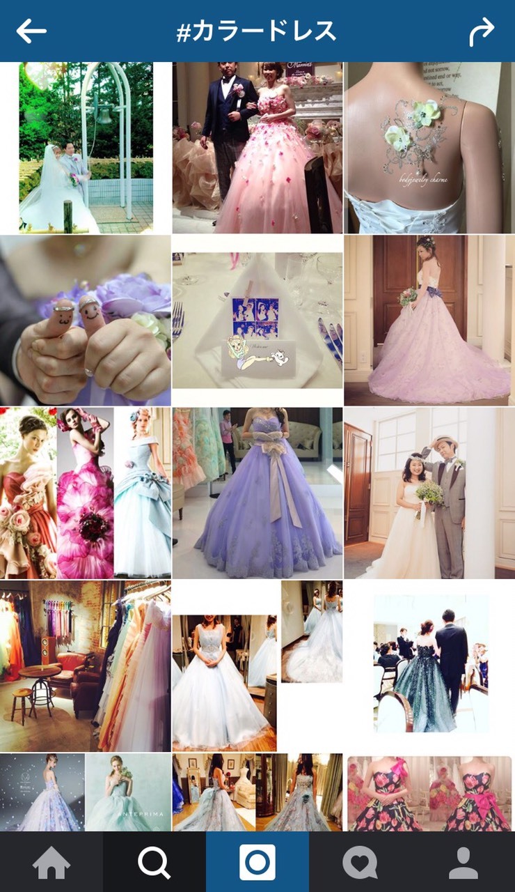 "Become a Popular Bride-to-Be: Essential Tags for Your Wedding Instagram Account"にて紹介している画像