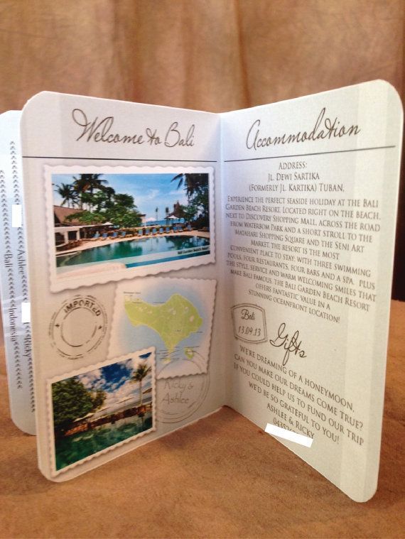 結婚式にご招待♡海外で人気の〔パスポートデザインの招待状〕が可愛すぎて真似したい＊にて紹介している画像