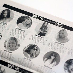 "Unveiling Love Stories and Romantic Tales: The Exciting 'Bridal Newspaper' from the Couple for Guests!"にて紹介している画像