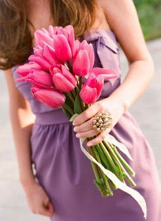 A Bouquet of Sweet♡ Tulips with a Touch of Transparency is Adorable♡にて紹介している画像