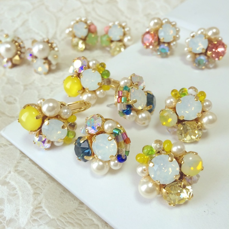 一目惚れしちゃう♡インスタで人気のハンドメイドアクセ屋さん『nico accessary』のイヤリングまとめ＊にて紹介している画像