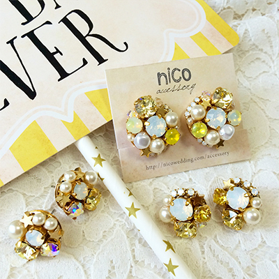 一目惚れしちゃう♡インスタで人気のハンドメイドアクセ屋さん『nico accessary』のイヤリングまとめ＊にて紹介している画像