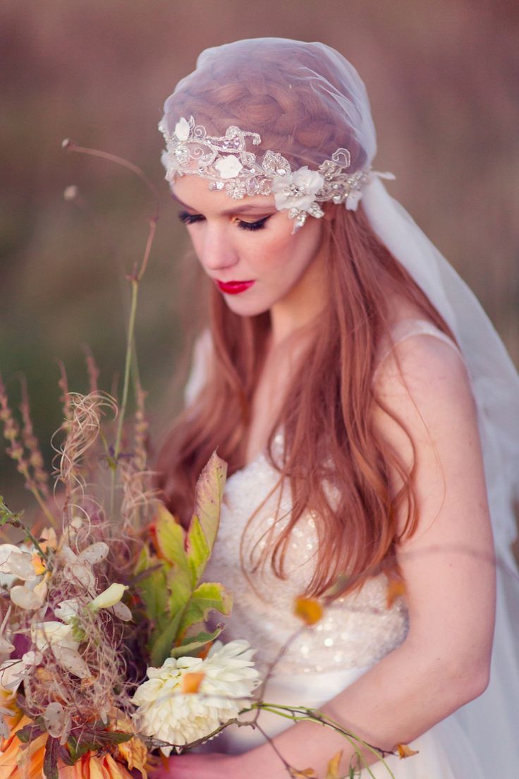 Vintage Romantic ♡ Becoming the Cutest Bride with a "Juliet Cap Veil"＊にて紹介している画像