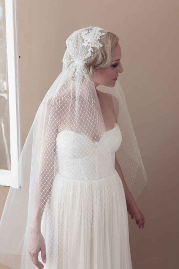 Vintage Romantic ♡ Becoming the Cutest Bride with a "Juliet Cap Veil"＊にて紹介している画像