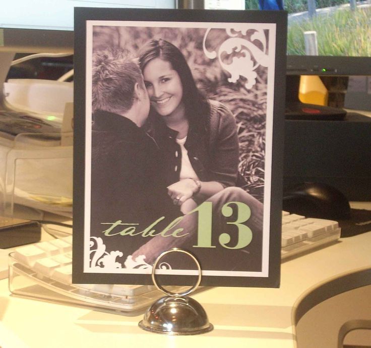 Unexpected Dilemma: 15 Adorably Cute Table Number Ideas ✳︎にて紹介している画像