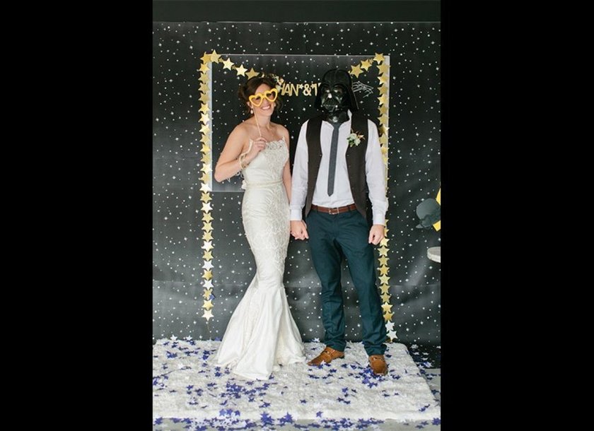 \ 世界中が盛り上がってる！/大ヒット映画『STAR WARS』をテーマにしたウェディング♡にて紹介している画像