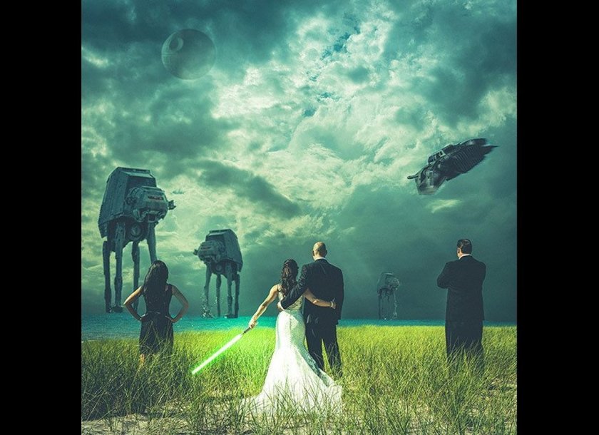 \ 世界中が盛り上がってる！/大ヒット映画『STAR WARS』をテーマにしたウェディング♡にて紹介している画像