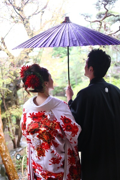 無敵の可愛さ♡和装の前撮りなら絶対にやりたい素敵な〔和傘ショット〕7選＊にて紹介している画像