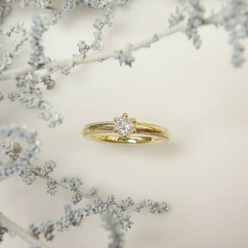 Perfectly Customizable: The Delicate and Adorable Rings of "shirokuma" ♡にて紹介している画像