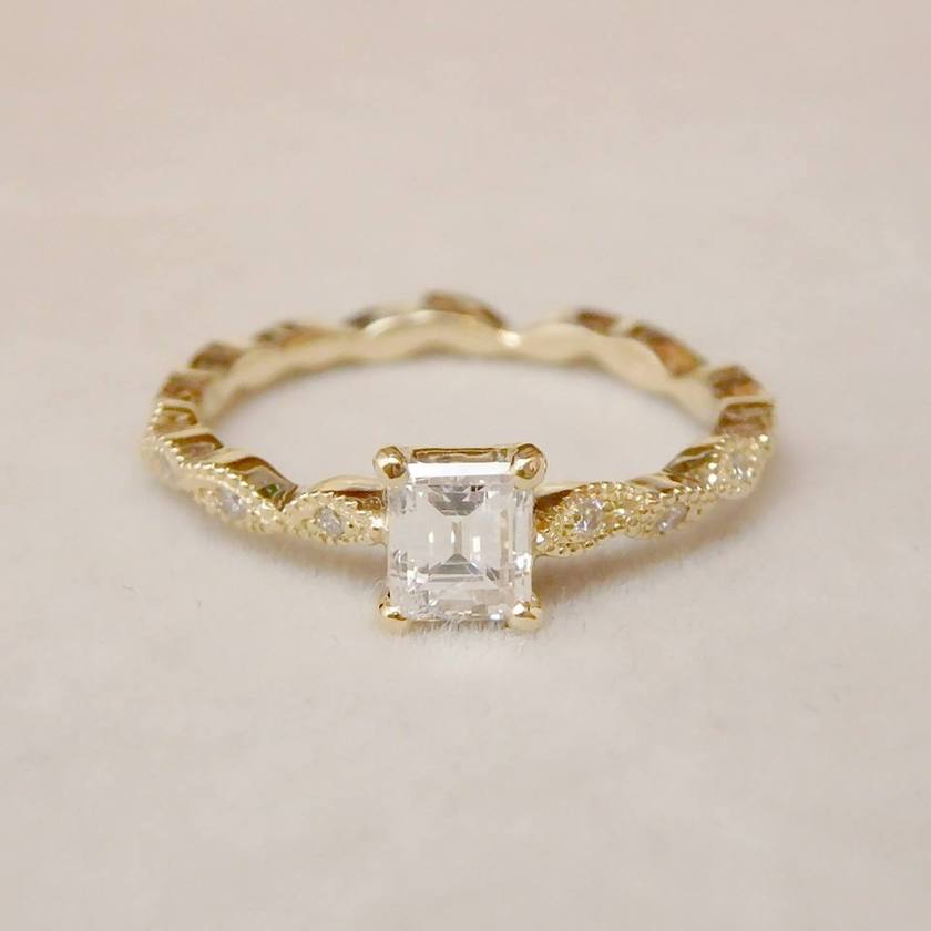 Perfectly Customizable: The Delicate and Adorable Rings of "shirokuma" ♡にて紹介している画像