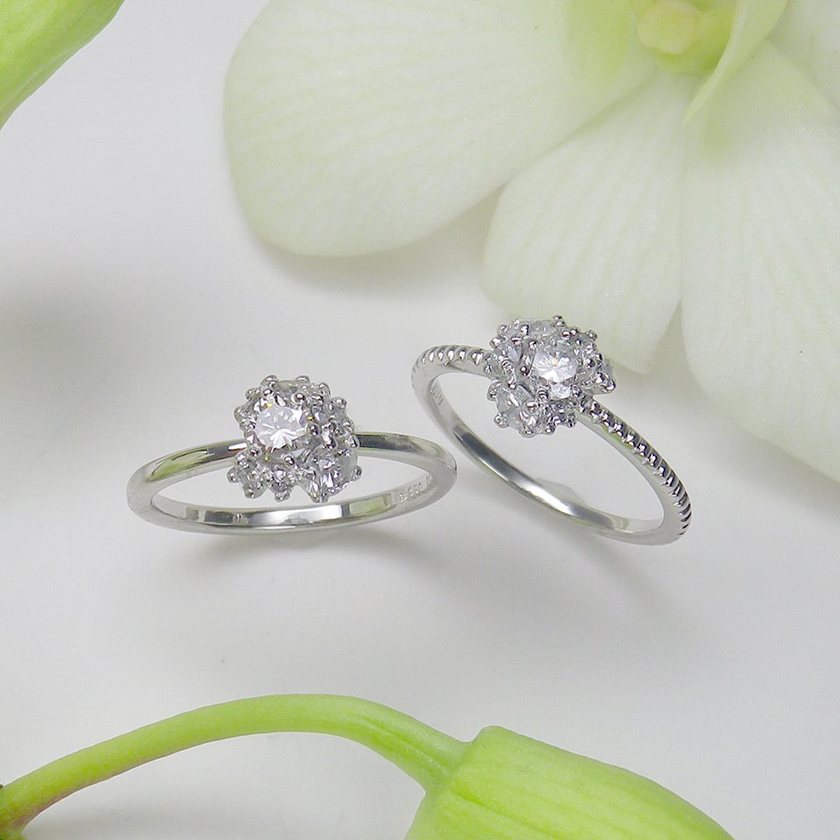 Perfectly Customizable: The Delicate and Adorable Rings of "shirokuma" ♡にて紹介している画像