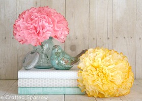 知ってる？スーパーや100均で買える『コーヒーフィルター』で、結婚式のデコレーションにピッタリのアイテムが作れちゃうんです♡