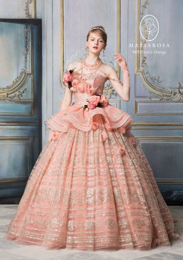 Charming Romantic Sweet Style: A Catalog of Cute Wedding Dresses and Coordination by "Maria Rosa" ♡にて紹介している画像