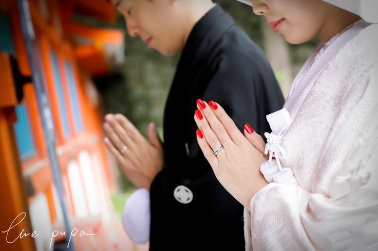 "How to Take Stylish and Cute Wedding Photos with a Pre-Shoot in a Shiro-muku"にて紹介している画像