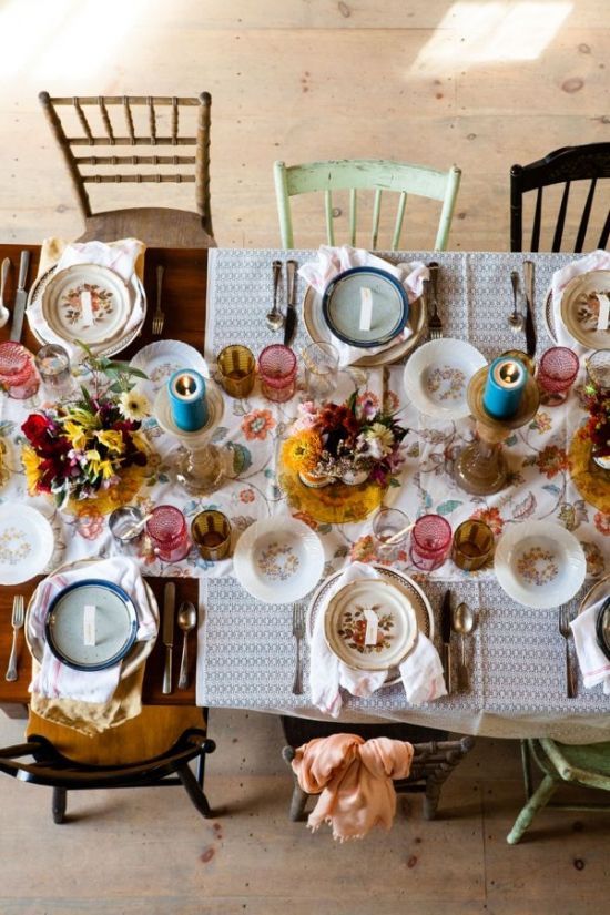 Shine with Style! Creating the Cutest Table Setting with Mismatched Dishes♡にて紹介している画像