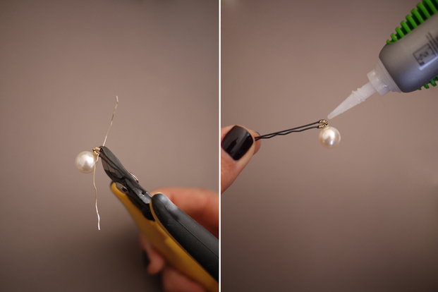 DIY Pearl Hair Pins Inspired by Chanel: Perfect for Wedding Hairstyles and Special Occasions!にて紹介している画像