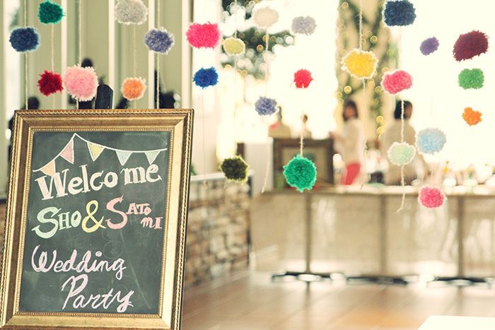 A Collection of Welcome Board Designs: From Classic to Unique Ideas for Greeting Guests ♡にて紹介している画像