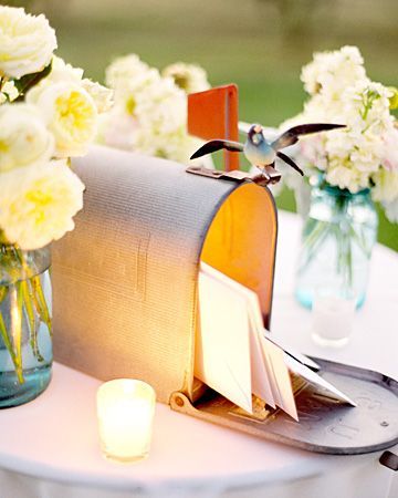 祝福のメッセージを投函♡披露宴や二次会に置く『ウェディングポスト』って知ってる？にて紹介している画像