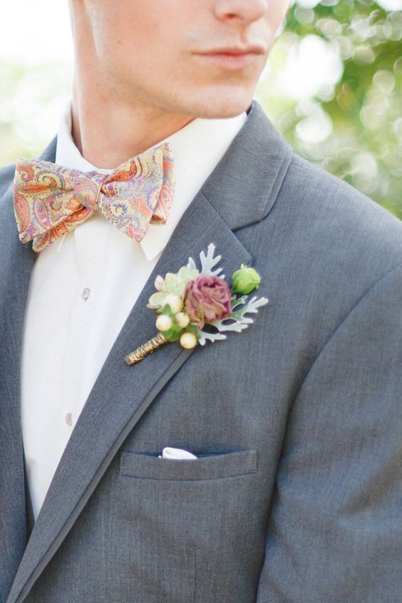 プレ花婿さんだってオシャレに飾りたい♡あなたの彼はどんな《蝶ネクタイ》がお似合い？＊にて紹介している画像