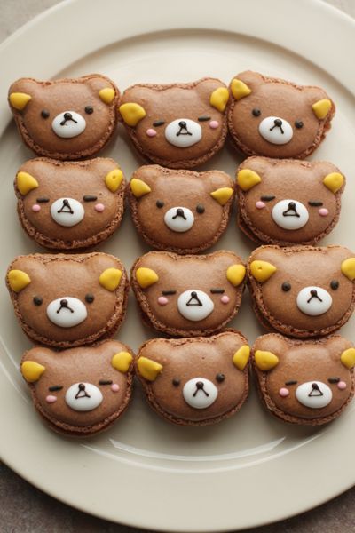 "Heartfelt Cutness: Adorable 'Decorated Macarons' Perfect for Petite Gifts!"にて紹介している画像