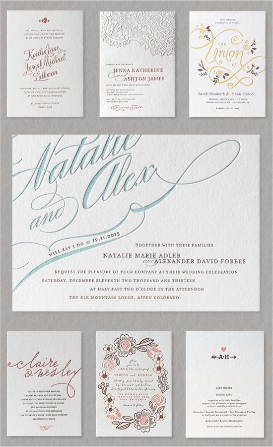 ペーパーアイテムをワンランクおしゃれに仕上げるポイント＊『レタープレス』っていいですよね♡にて紹介している画像