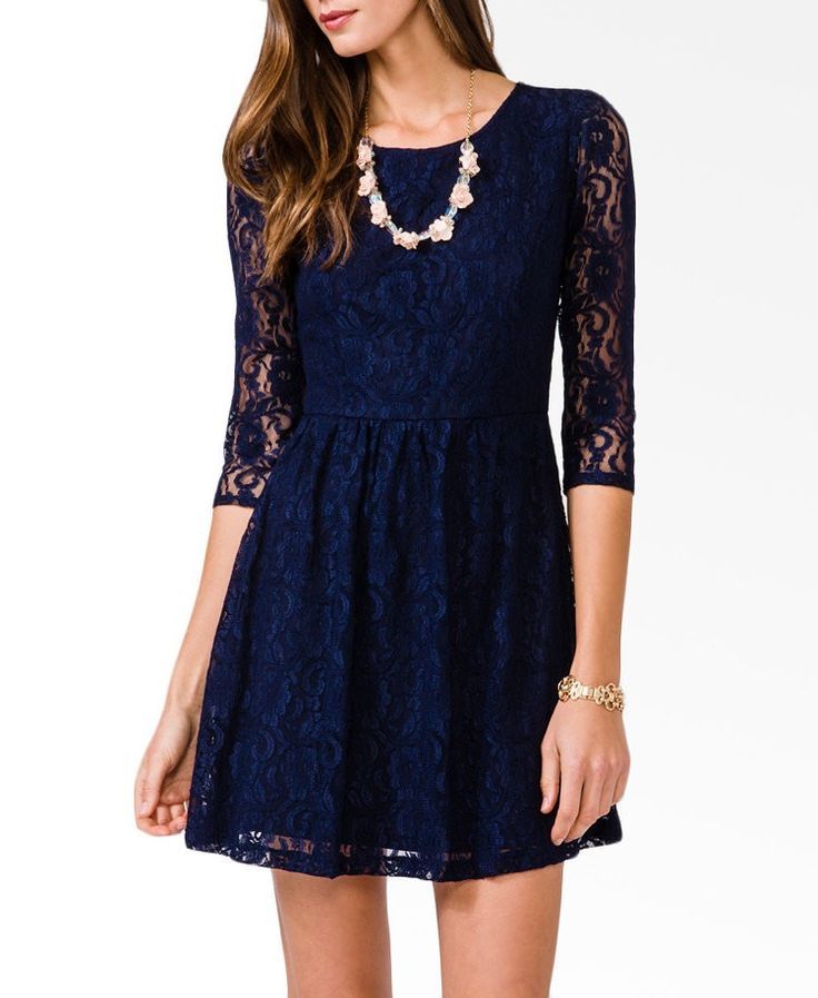 "Chic and Cute Invitation Dresses: A Collection of Navy-Colored Dresses!"にて紹介している画像