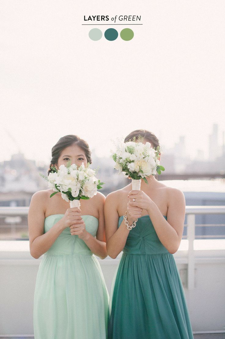 Charming Bridesmaid Collection: Adorable Greens That Blend Naturally!にて紹介している画像
