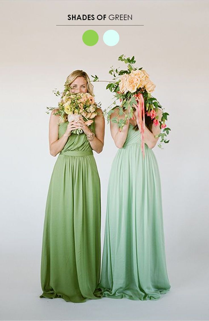 Charming Bridesmaid Collection: Adorable Greens That Blend Naturally!にて紹介している画像