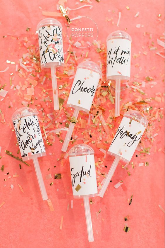 [Bridal DIY] A Favorite Among Brides Abroad: How to Make Push Pop Confetti♡にて紹介している画像
