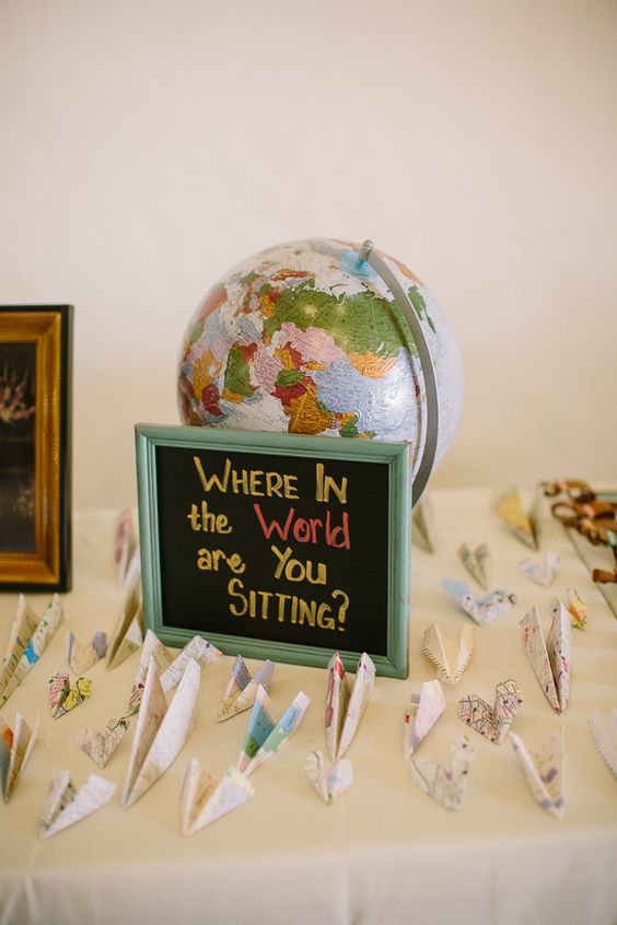 Chic Inspirations from International Weddings: A Collection of Adorable Escort Card Designs that Make Guests Happy♡にて紹介している画像