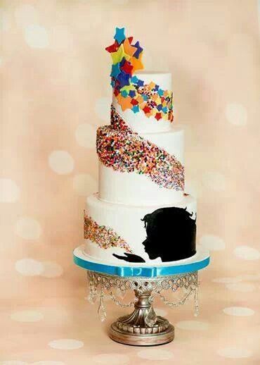 "Let's Create a Rainbow on Cake with Colorful Rainbow-Colored Chocolate Sprinkles♡"にて紹介している画像