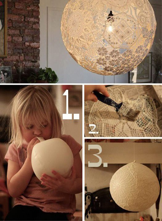 "Chic and Cute Lace: Discover 'Lace Balloons' for Venue Decoration, DIY with 100 Yen Store Materials!"にて紹介している画像