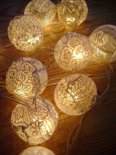 "Chic and Cute Lace: Discover 'Lace Balloons' for Venue Decoration, DIY with 100 Yen Store Materials!"にて紹介している画像