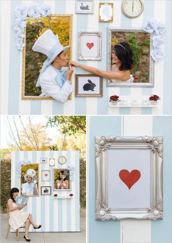 Learn from Overseas Brides: 10 Cute & Fun Stylish Photo Booth Ideas ♡にて紹介している画像