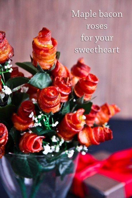 Not Just Apples! Surprise Everyone with Bacon Roses♡にて紹介している画像