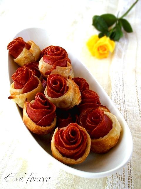Not Just Apples! Surprise Everyone with Bacon Roses♡にて紹介している画像