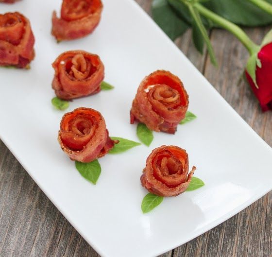 Not Just Apples! Surprise Everyone with Bacon Roses♡にて紹介している画像