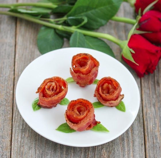 Not Just Apples! Surprise Everyone with Bacon Roses♡にて紹介している画像
